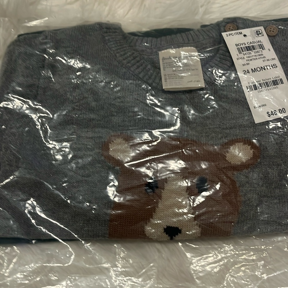 Baby boys 24 month 2 piece sweaters and pants